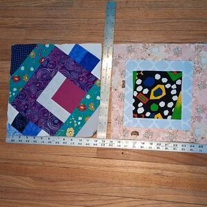 Handmade Patchwork Quilt Squares for Crafts For Sewing 4246